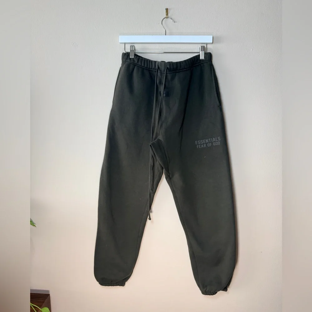 Essentials Fear of God - Off Black Sweatpants - Medium